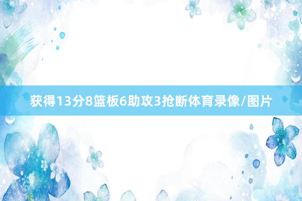 获得13分8篮板6助攻3抢断体育录像/图片