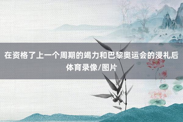 在资格了上一个周期的竭力和巴黎奥运会的浸礼后体育录像/图片