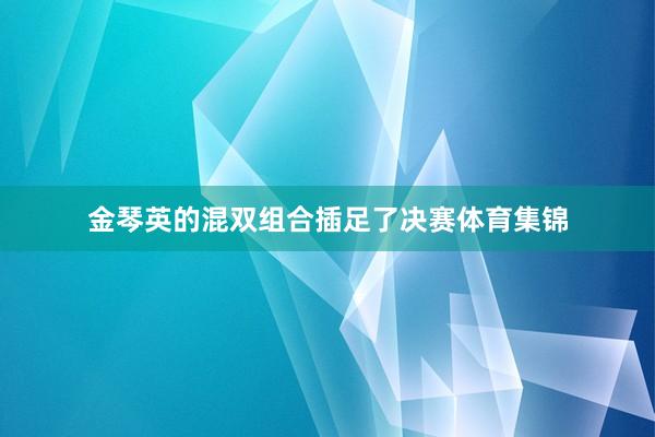 金琴英的混双组合插足了决赛体育集锦